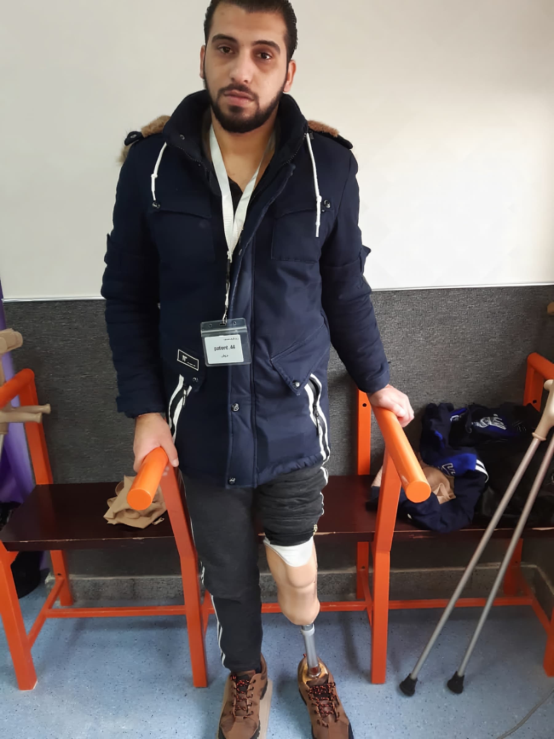 Omar Lost his Leg in a Bombing